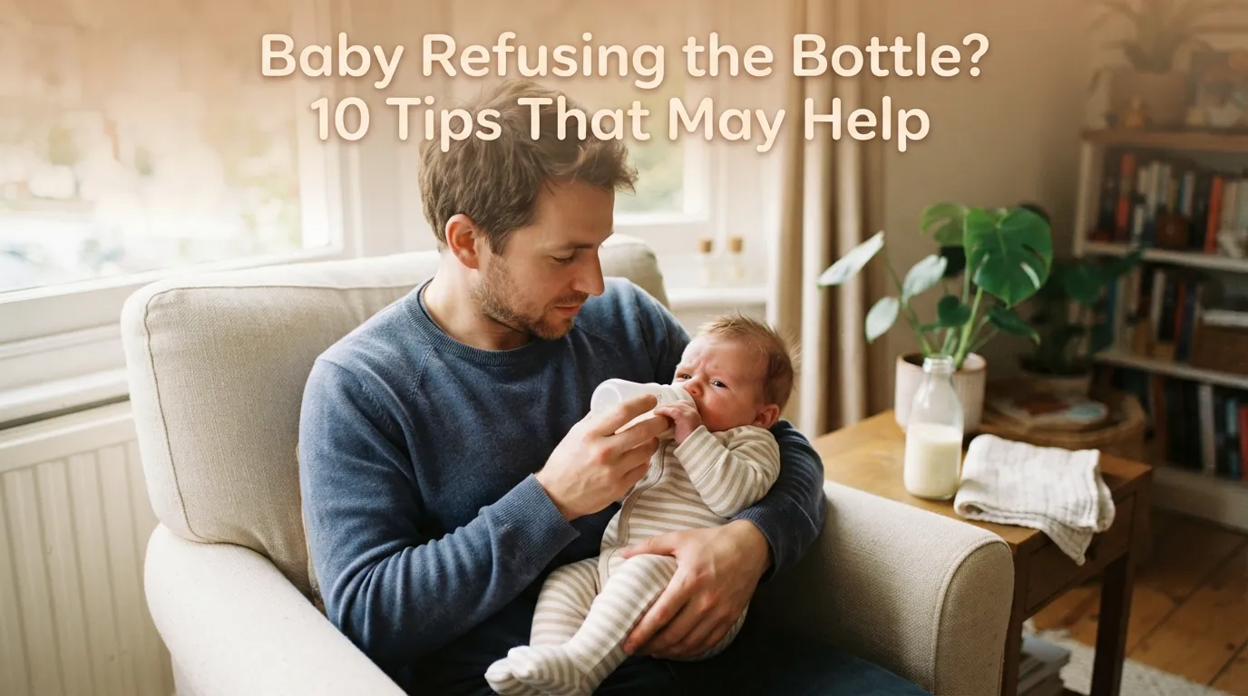 Baby Refusing Bottle After Breastfeeding?