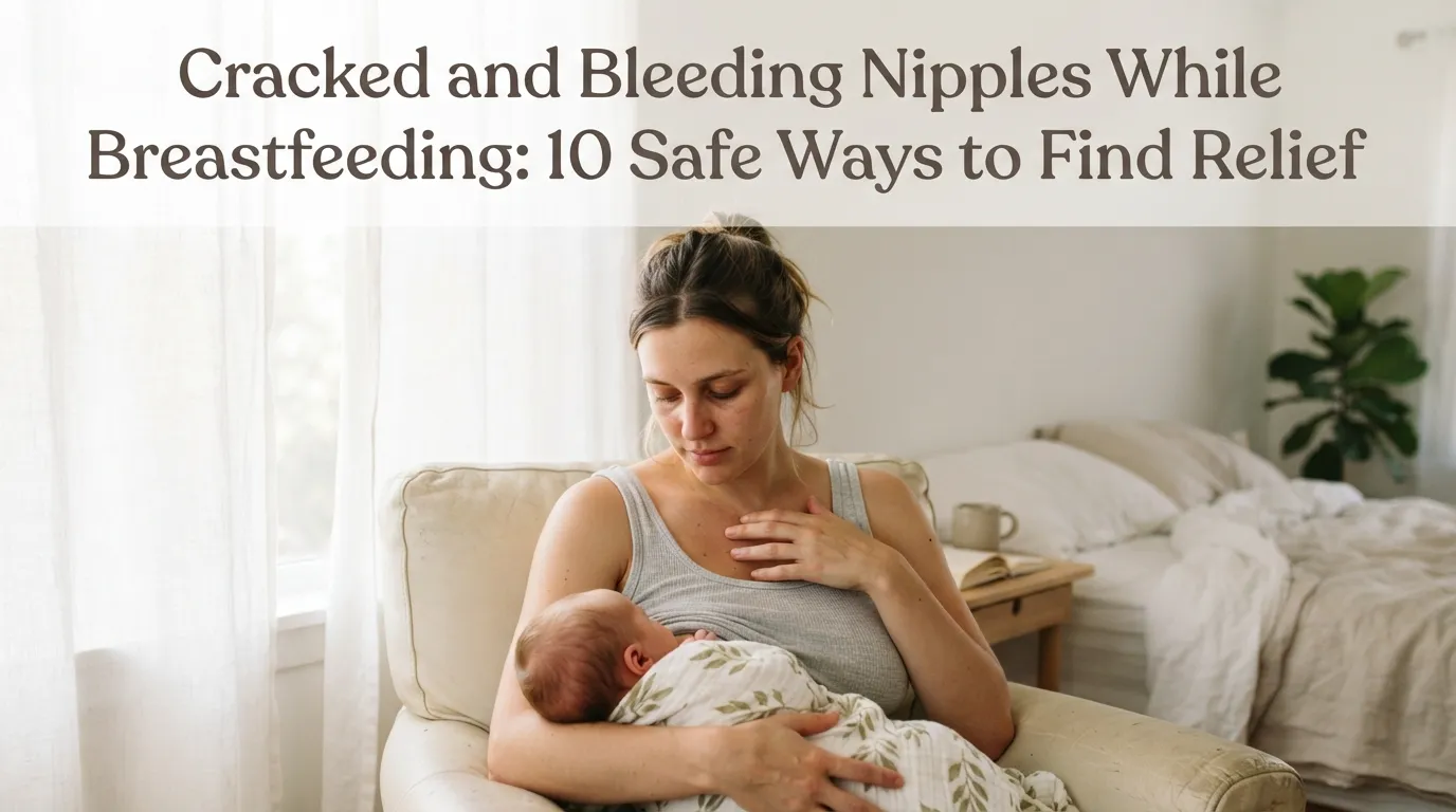 Cracked and Bleeding Nipples While Breastfeeding: 10 Safe Ways to Find Relief