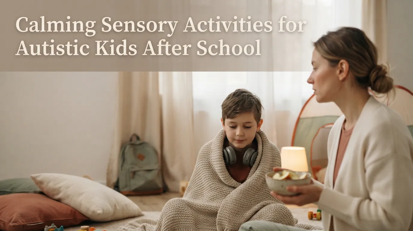 Calming Sensory Activities for Autistic Kids After School