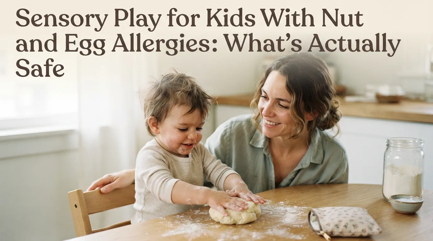 Sensory Play for Kids With Nut and Egg Allergies