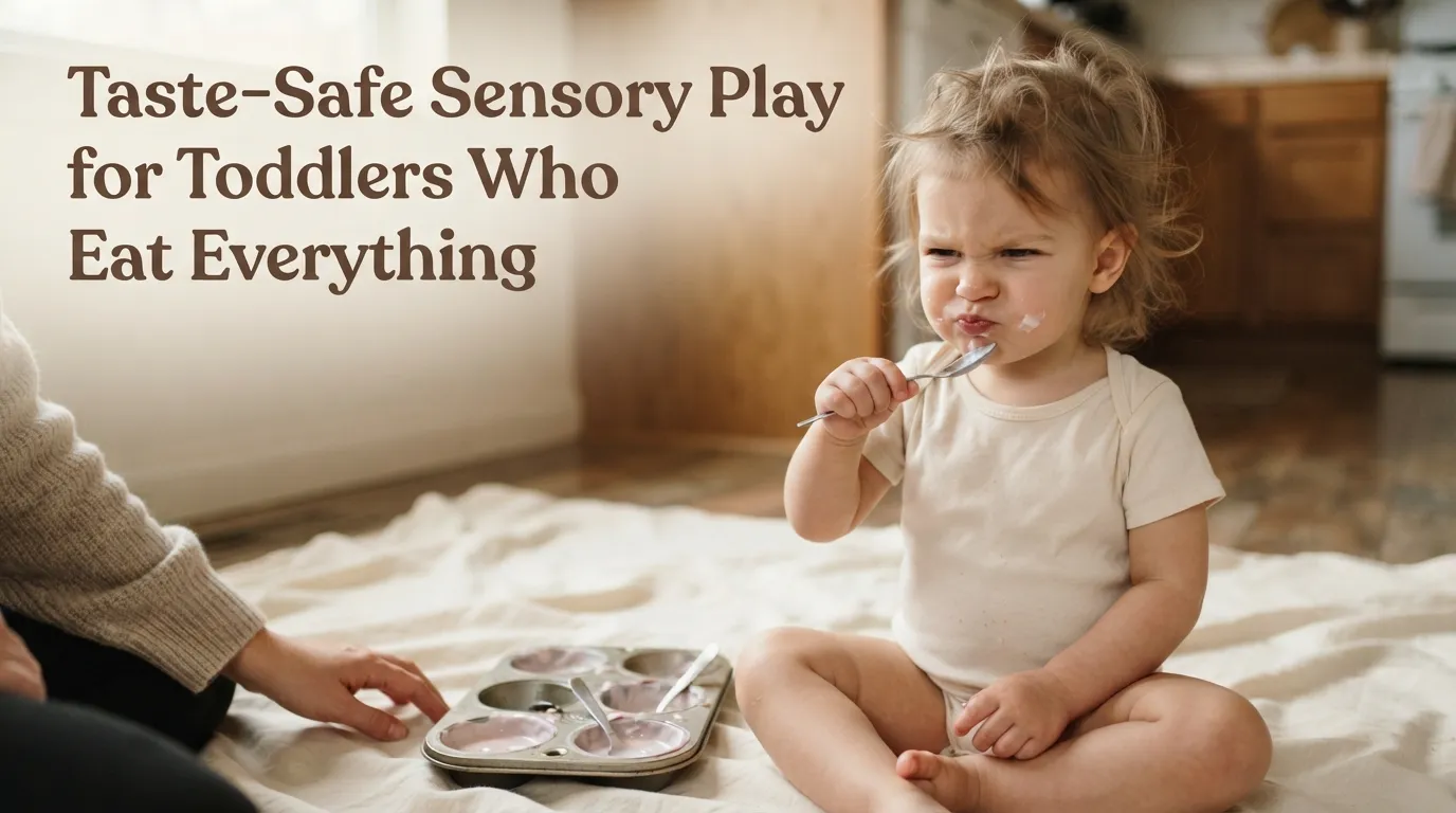 Taste-Safe Sensory Play for Toddlers